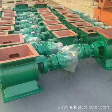 Air lock rotary valve feeder